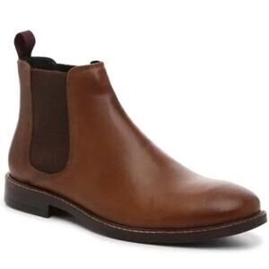 Crown Vintage Men Glory Chelsea Boots 10 Brown Leather